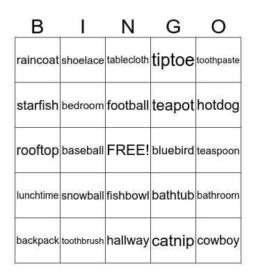 FUNDATIONS BINGO Card