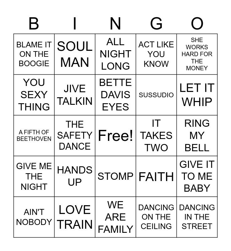 ELKS 2 Bingo Card