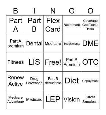 Swan Insurance Bingo Card