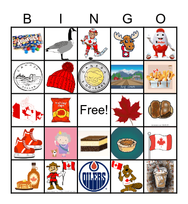 CANADA DAY!! Bingo Card