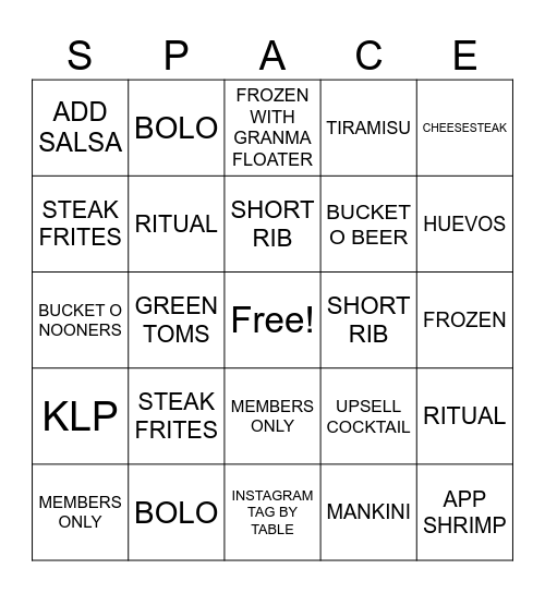 NATIONAL ASTEROID DAY Bingo Card