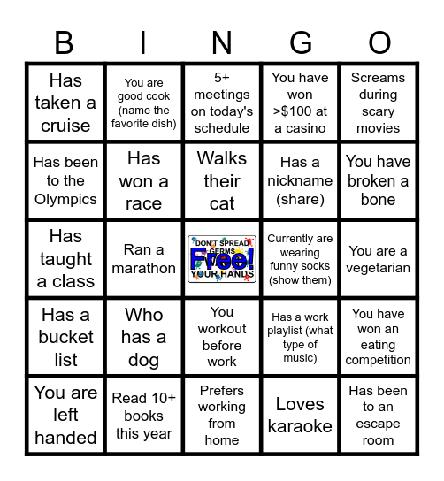 CLINICAL EDUCATION ROCK STARS Bingo Card