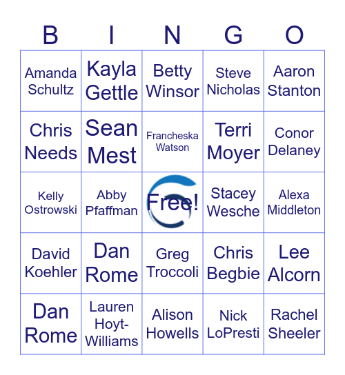 Serving on Purpose Bingo Card