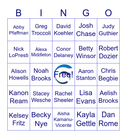 Serving on Purpose Bingo Card