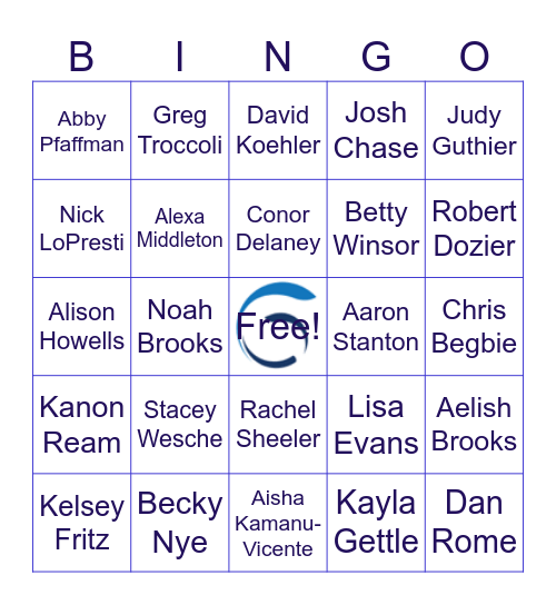 Serving on Purpose Bingo Card