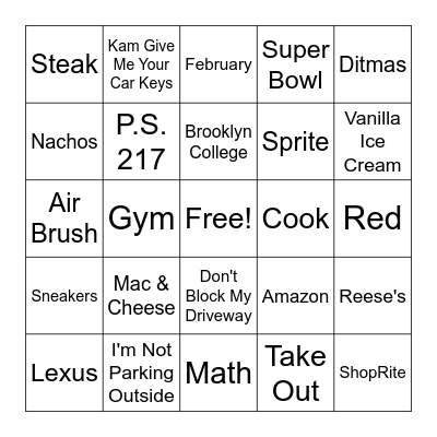 Mastered It.. Bingo Card