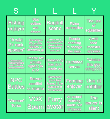 𝙏𝘾𝙕 𝘽𝙞𝙣𝙜𝙤 𝘾𝙖𝙧𝙙 Bingo Card