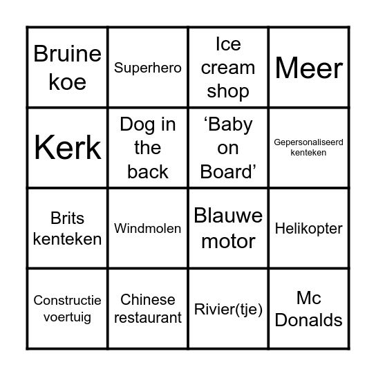 Bingo 2 Bingo Card