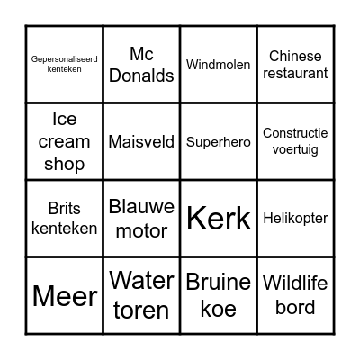 Bingo 4 Bingo Card