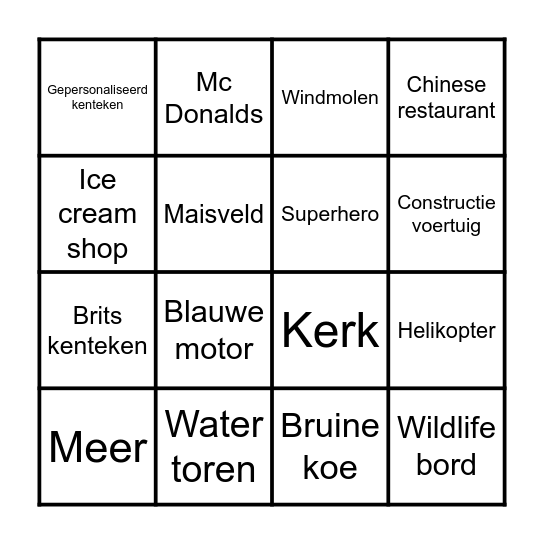 Bingo 4 Bingo Card