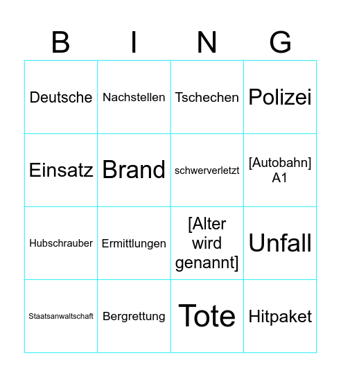 Radio Oberösterreich! Bingo Card