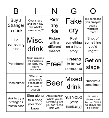 Innibos Afterdark AF Bingo Card
