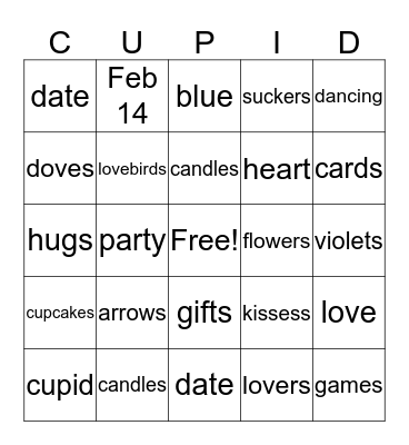 jacob david carney Bingo Card