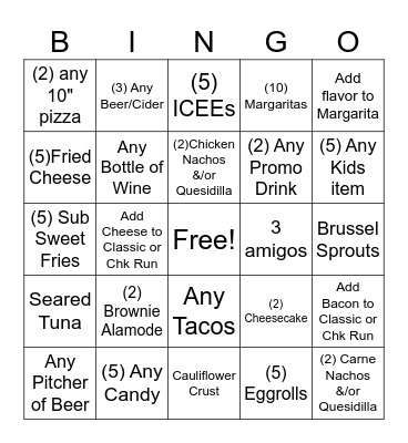 Upsell, Suggestive, Sales! Bingo Card