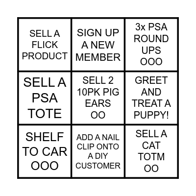 JULY BINGO! Bingo Card