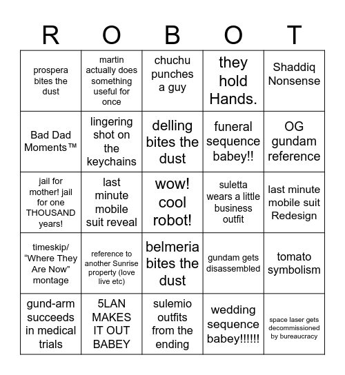 bingo from mercury Bingo Card