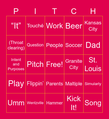 THE Soccer Dad-Pod Bingo Card