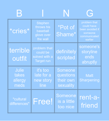 B90 S6E5 Bingo Card
