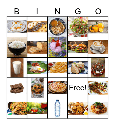 MAKANAN & MINUMAN Bingo Card