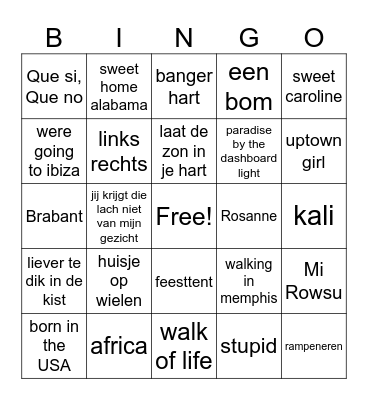 last school day bingo Card