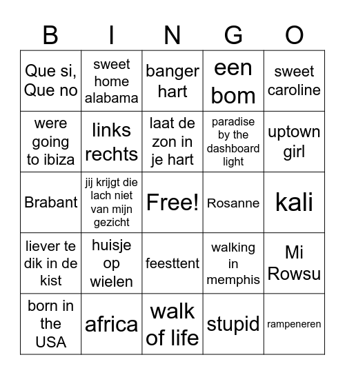 last school day bingo Card