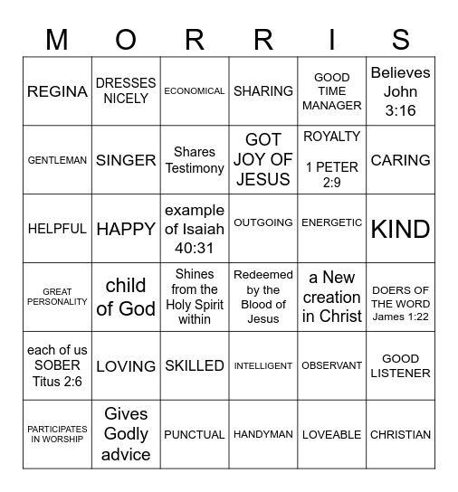HAPPY BIRTHDAY Bingo Card