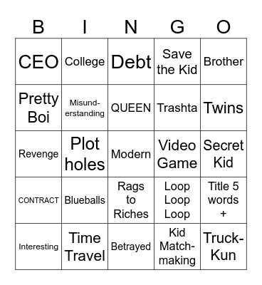 Modern Bingo Card