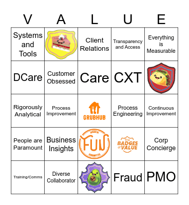 Care Fun Committee Bingo Card