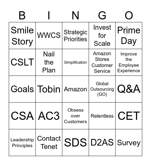WWCS All Hands Bing Bingo Card