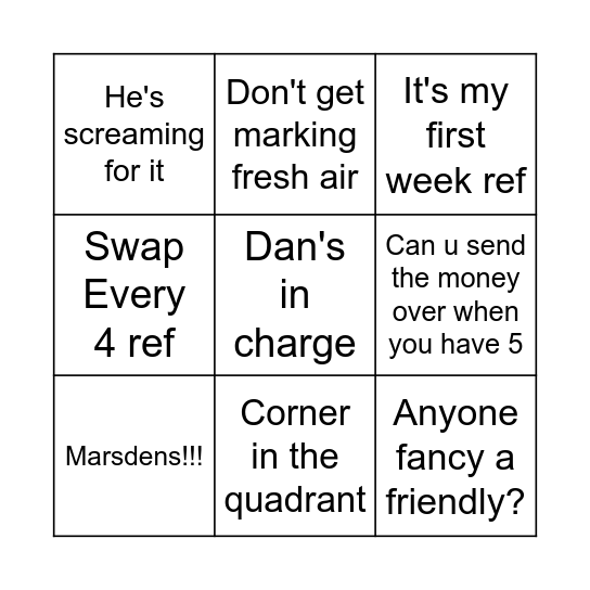 Paul Bingo Card