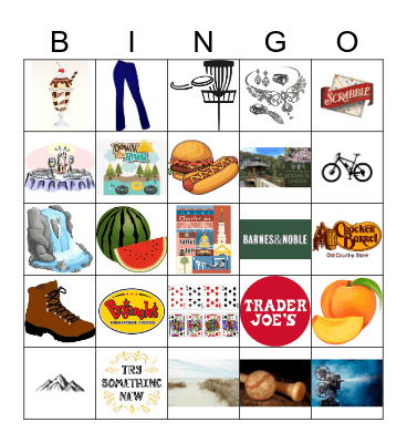 America Bingo Card