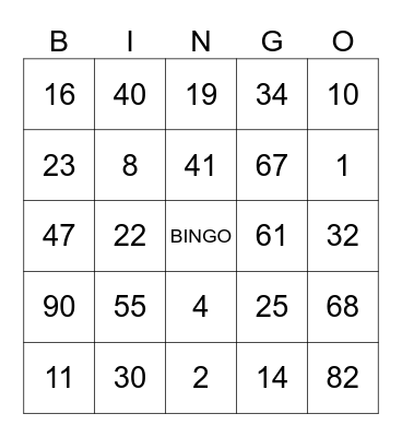Maryse Rochefort Bingo Card