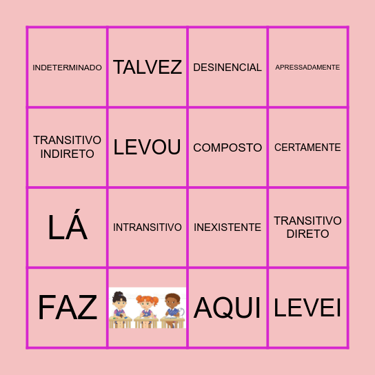 BINGO DA ALEGRIA Bingo Card