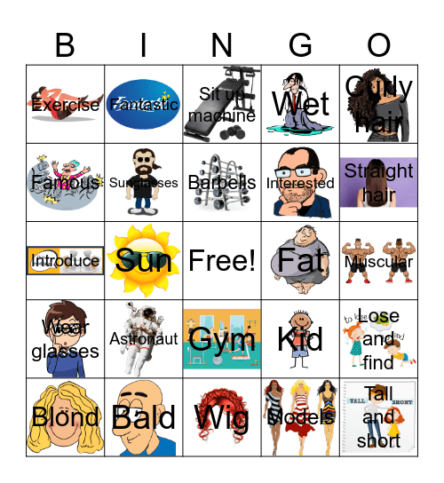 High Pop Flyer 1 (I Want to Be an Astronaut) Bingo Card