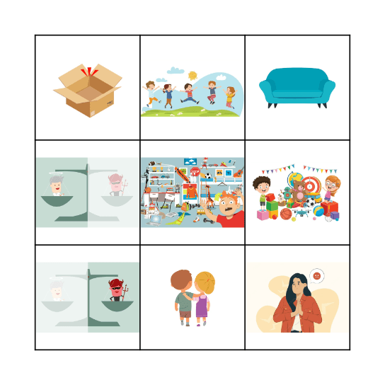 Getting in Trouble Bingo Card