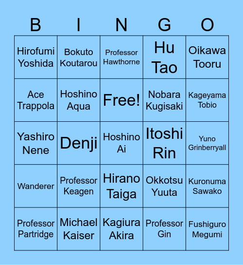 SIWOL slalu imut wat orang orang luv 😻 Bingo Card