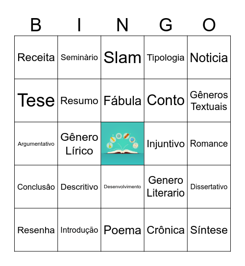 REVISÃO Bingo Card