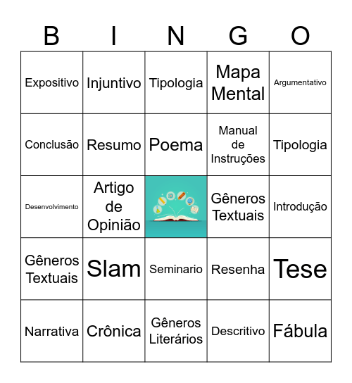 Revisão Bingo Card