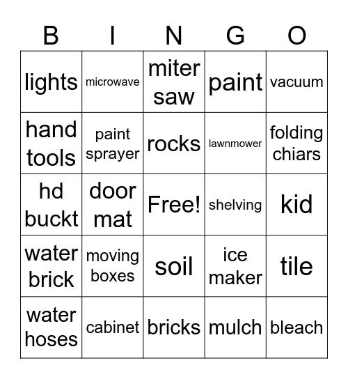 bob bingo pt2 Bingo Card