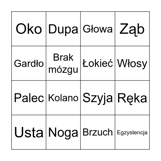 Co boli Idola Bingo Card