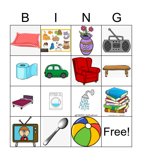 Home Bingo Card