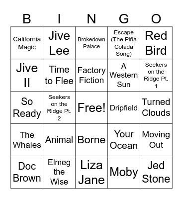 The Final Bingo Card