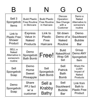 Plastic Free July Bingo Card