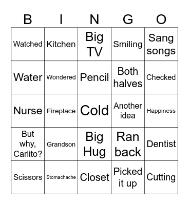 What Was Wrong DSB LEsson 18 Bingo Card