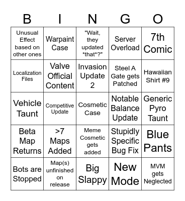 Summer 2023 Bingo Card Bingo Card