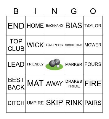 BOWLING BINGO Card