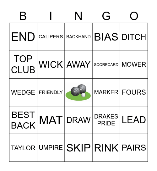 BOWLING BINGO Card