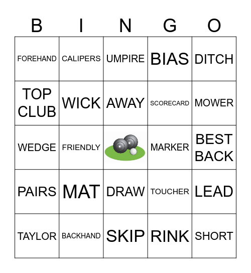 BOWLING BINGO Card