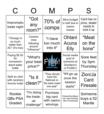 2023 NSCC BINGO Card
