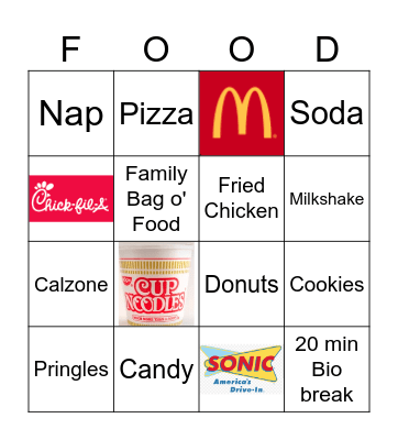 Bigun's Bingo 2 Bingo Card